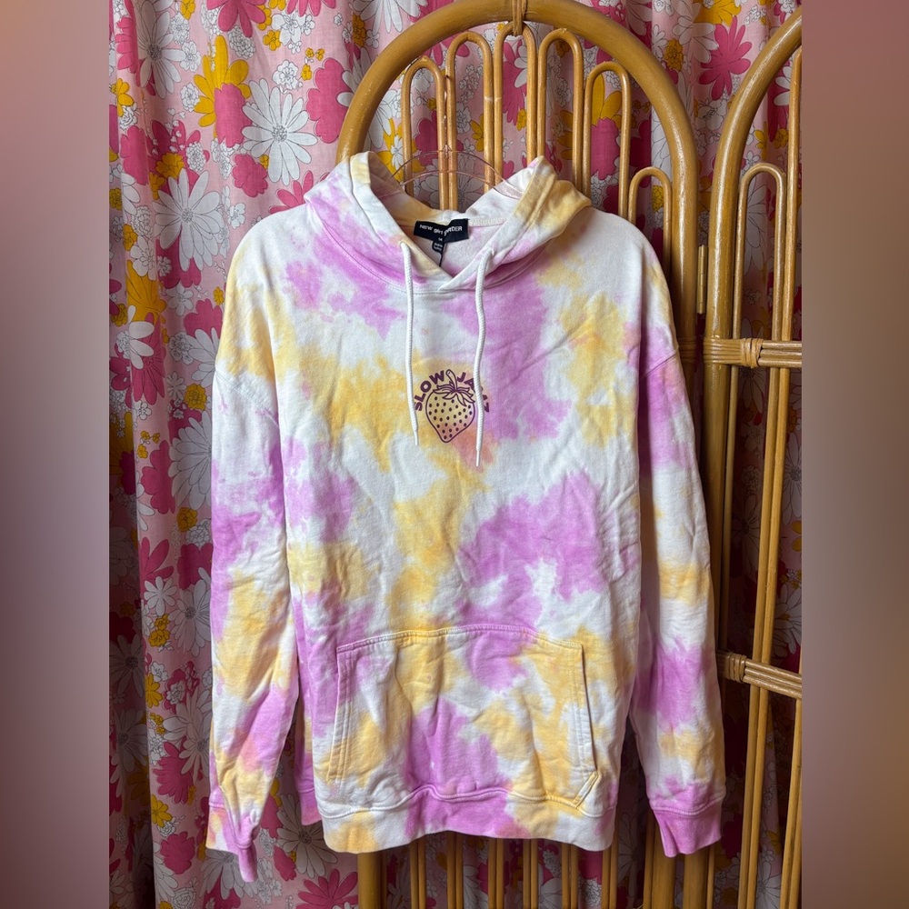NWT New Girl Order tie dye hoodie SZ 14
